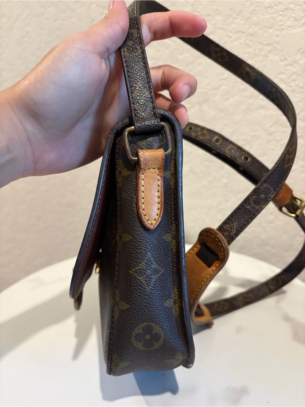 Louis Vuitton Saint Cloud Brown Monogram Crossbody Bag - Picture 6 of 15